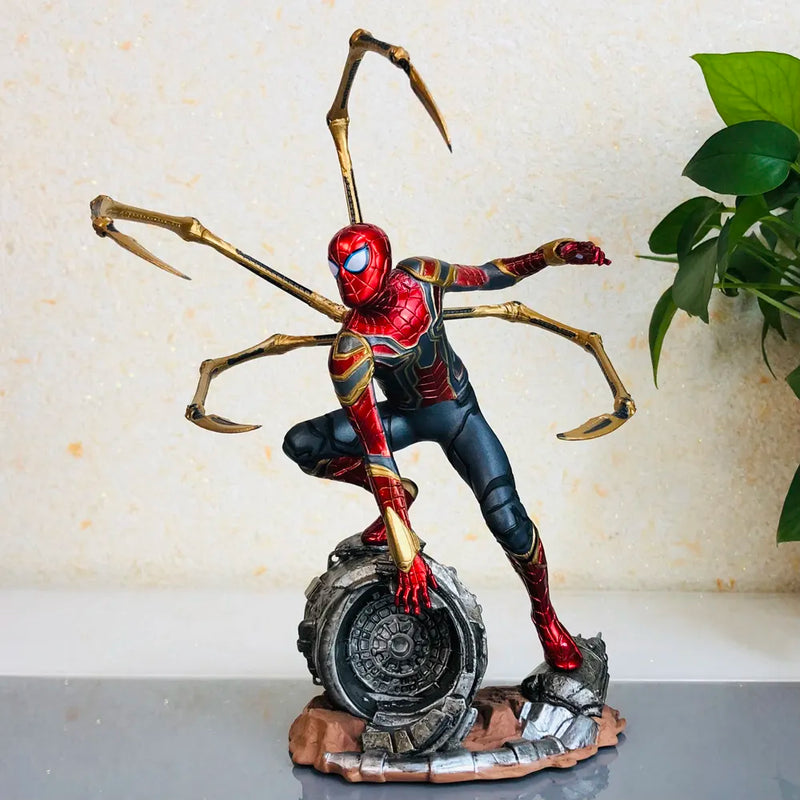 Aranha De Ferro Traje Homem Aranha Figura De Ação Titan Hero Ultimate Spider-Man, 24cm