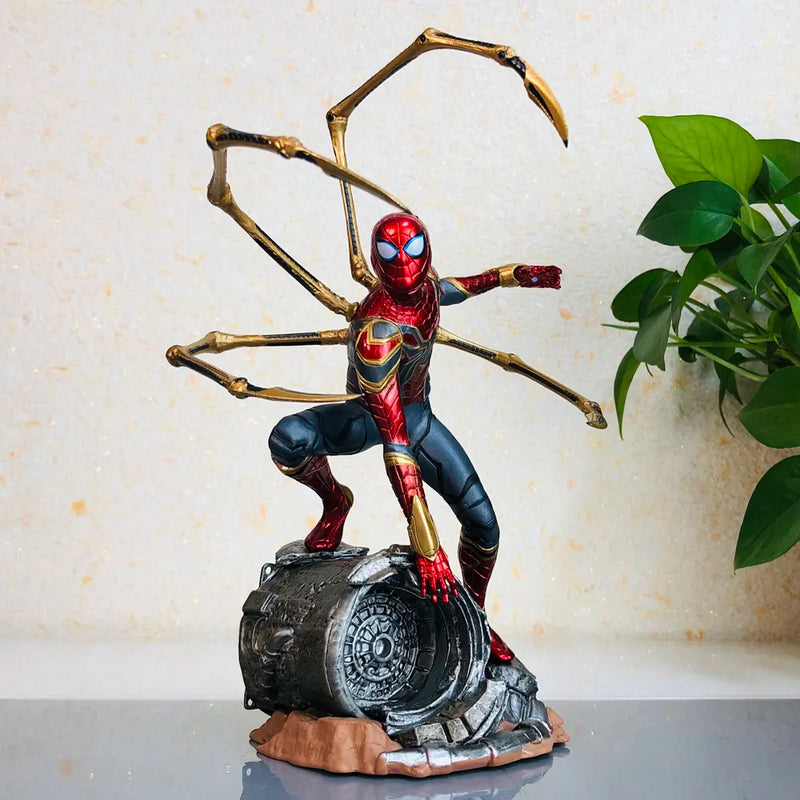 Aranha De Ferro Traje Homem Aranha Figura De Ação Titan Hero Ultimate Spider-Man, 24cm