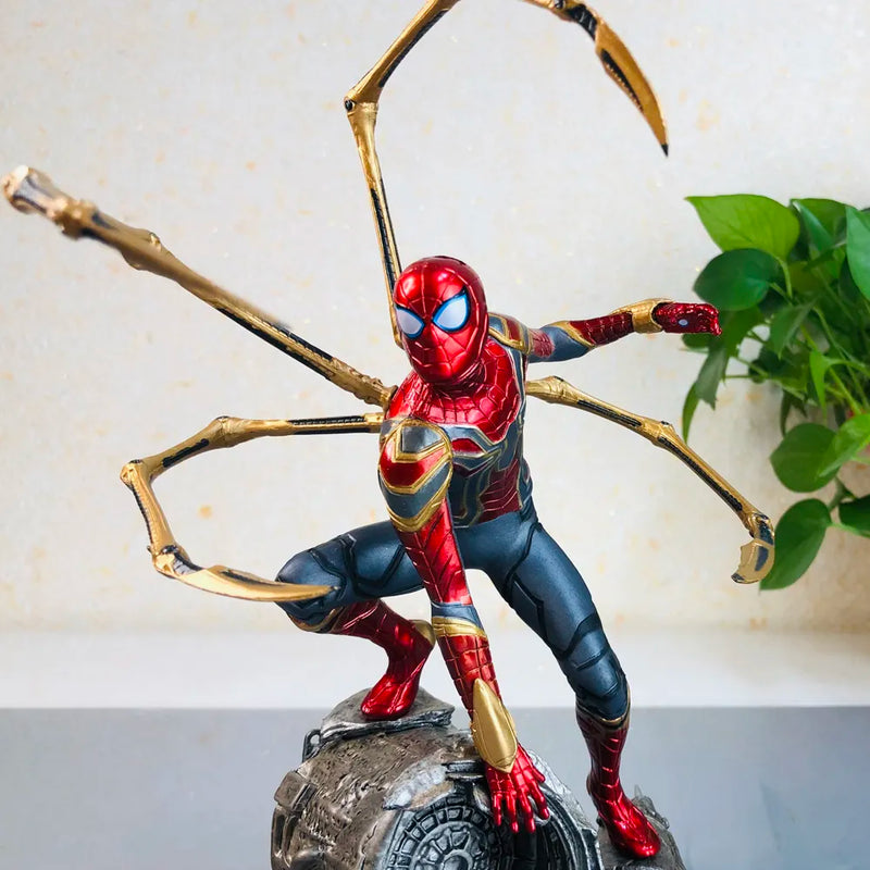 Aranha De Ferro Traje Homem Aranha Figura De Ação Titan Hero Ultimate Spider-Man, 24cm