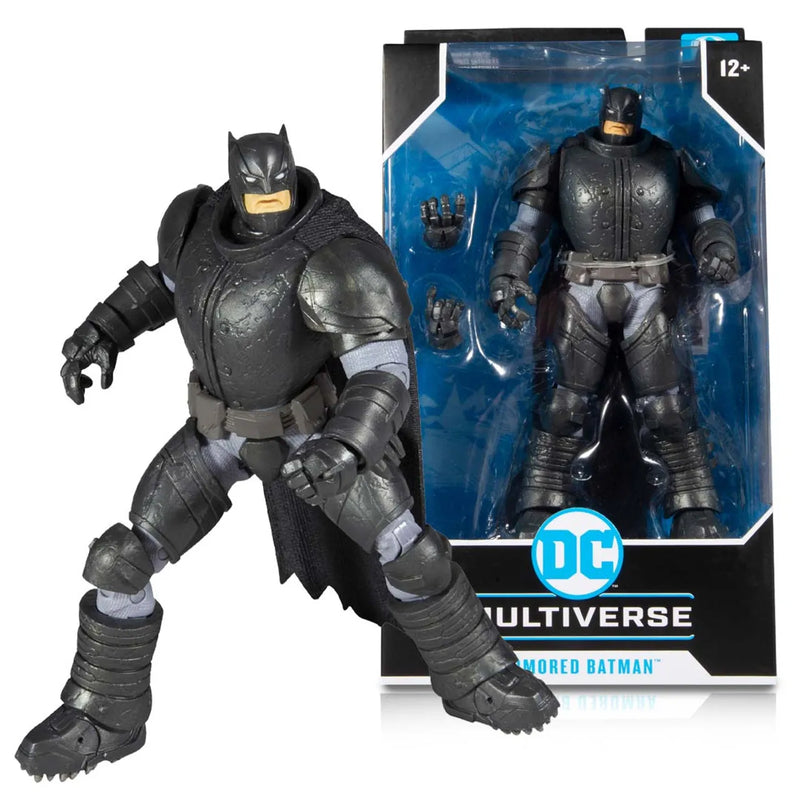 Armored Batman Articulável, Dc Multiverse Action Figure De 18cm, Boneco Mcfarlane-Brinquedo Articulado