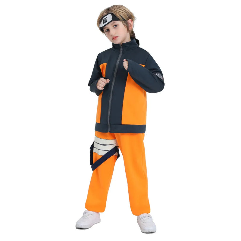 Cosplay Naruto Anime Ninja Para Crianças, Fantasia, Halloween, Carnaval, Roupa De Festa