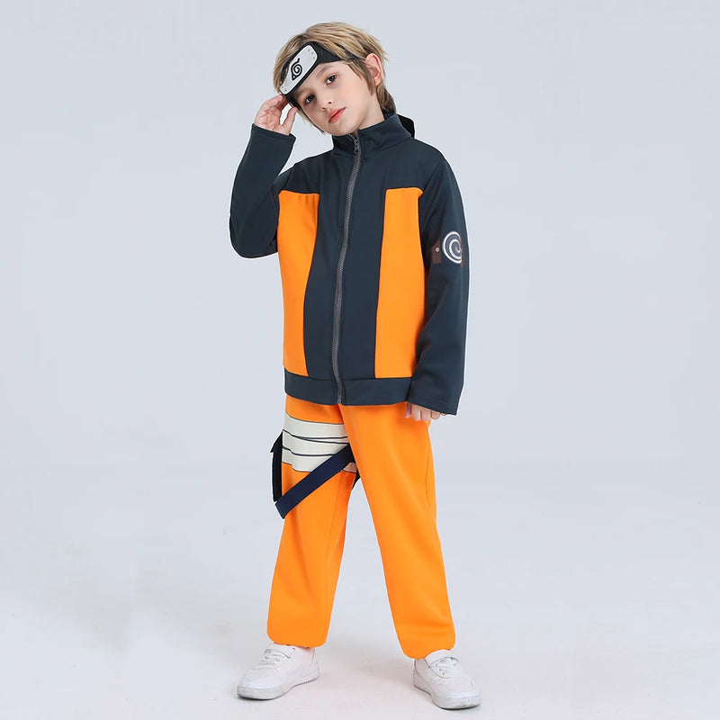 Cosplay Naruto Anime Ninja Para Crianças, Fantasia, Halloween, Carnaval, Roupa De Festa