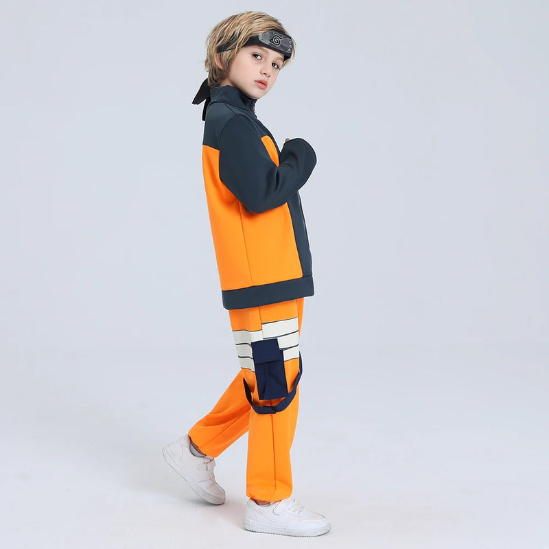 Cosplay Naruto Anime Ninja Para Crianças, Fantasia, Halloween, Carnaval, Roupa De Festa