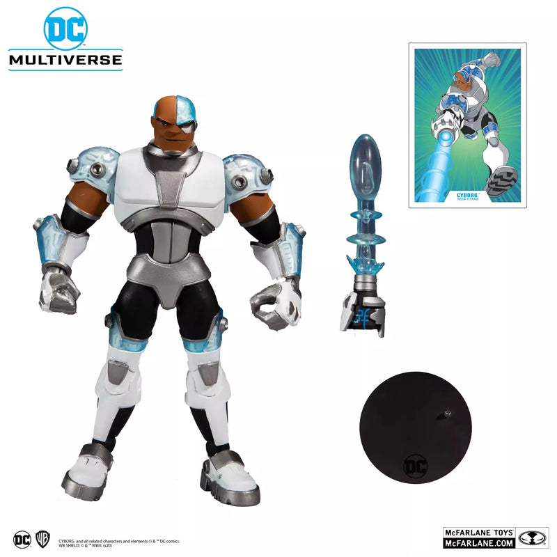 Cyborg Articulável, Dc Multiverse Action Figure De 18cm, Os Jovens Titãs Boneco Mcfarlane-Brinquedo Articulado