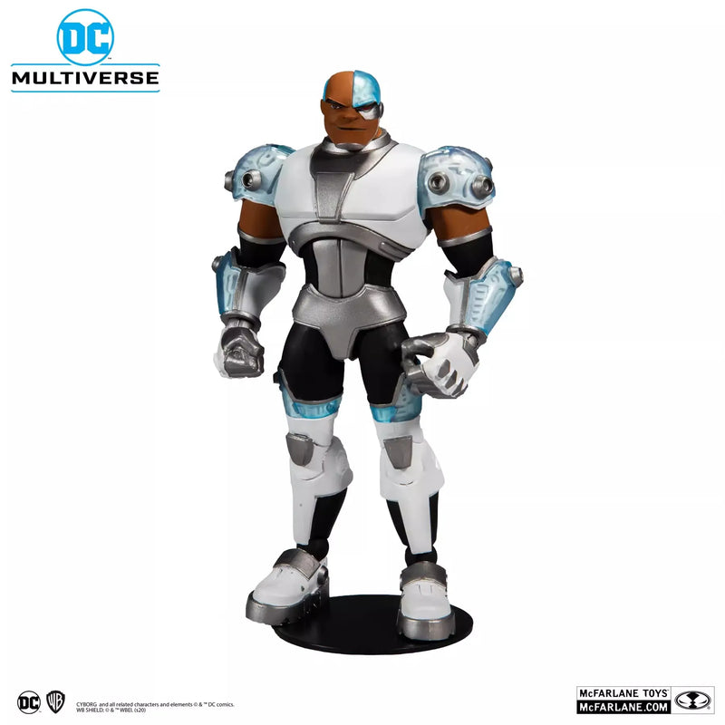 Cyborg Articulável, Dc Multiverse Action Figure De 18cm, Os Jovens Titãs Boneco Mcfarlane-Brinquedo Articulado