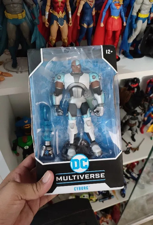 Cyborg Articulável, Dc Multiverse Action Figure De 18cm, Os Jovens Titãs Boneco Mcfarlane-Brinquedo Articulado