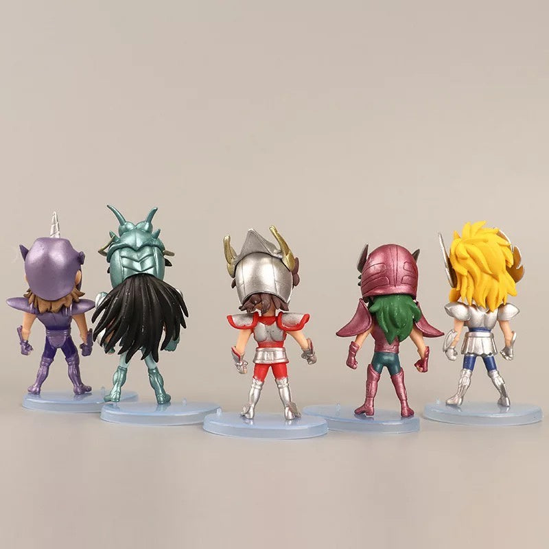 Cavaleiros do Zodíaco Seiya Shiryu Shun Hyoga Jabu Figures 5 Unidades