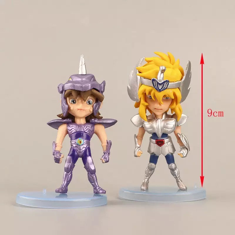 Cavaleiros do Zodíaco Seiya Shiryu Shun Hyoga Jabu Figures 5 Unidades