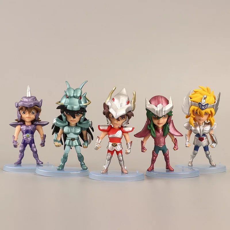 Cavaleiros do Zodíaco Seiya Shiryu Shun Hyoga Jabu Figures 5 Unidades