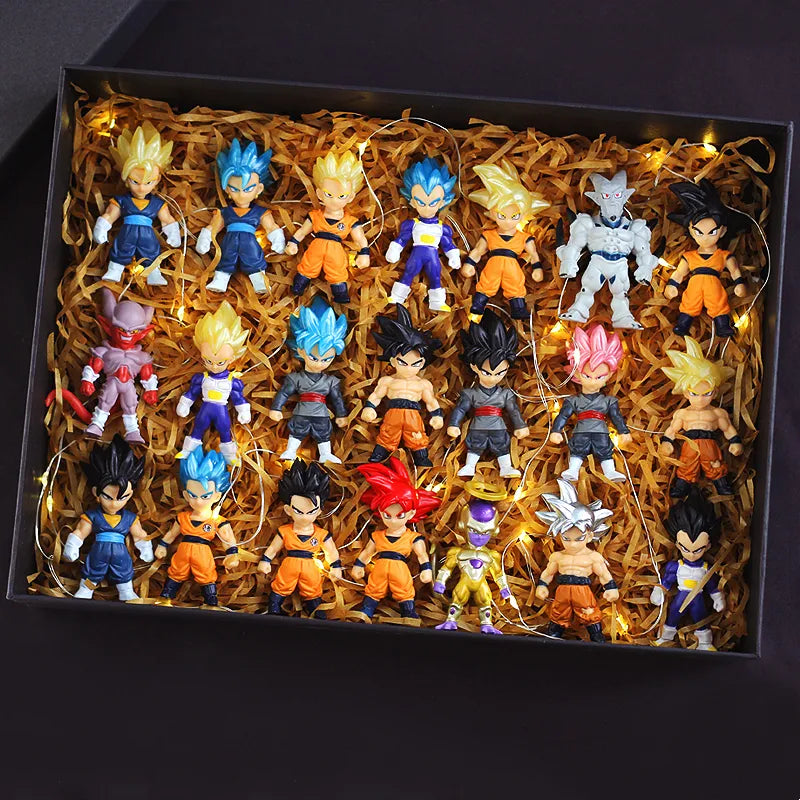 Dragon Ball Z Kit 21 peças Miniaturas Dragonball Z