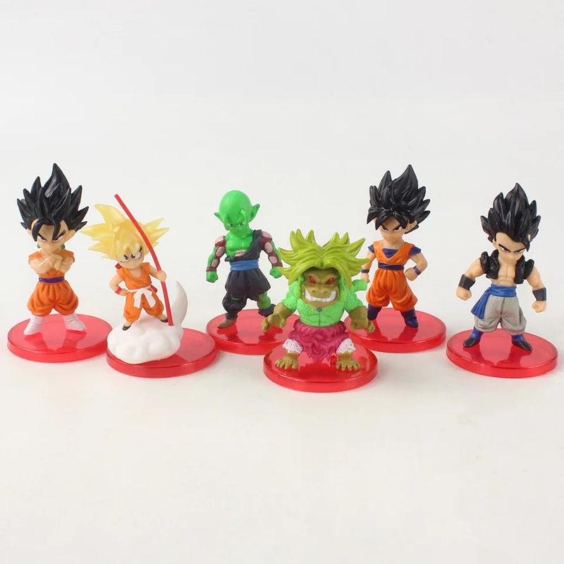 Dragon Ball Goku Piccolo Vegeta Bonecos Miniaturas Dbz Bragonball Set 18 Peças