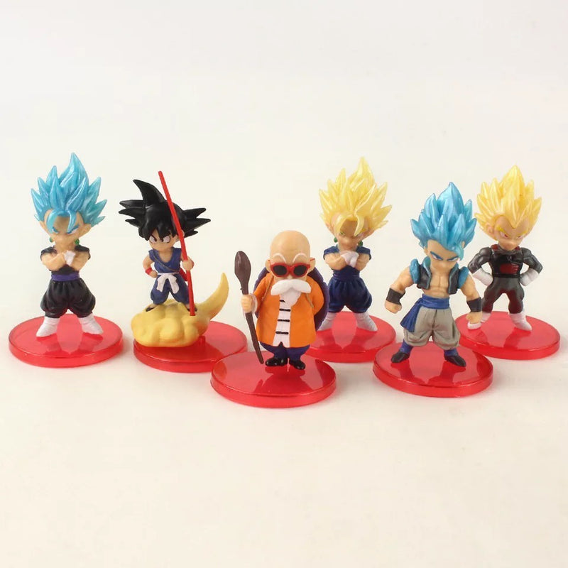 Dragon Ball Goku Piccolo Vegeta Bonecos Miniaturas Dbz Bragonball Set 18 Peças