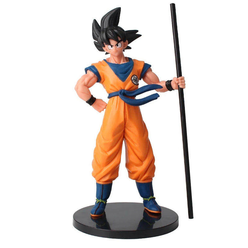 Goku 22cm Figure Colecionável Cajado Mágico Bastão DBZ