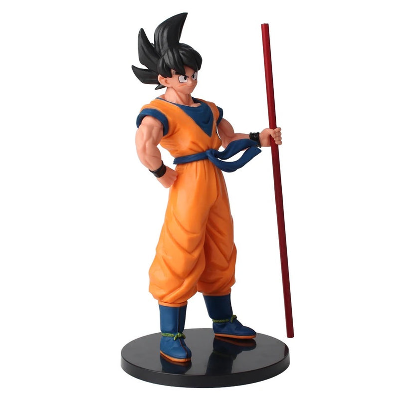 Goku 22cm Figure Colecionável Cajado Mágico Bastão DBZ