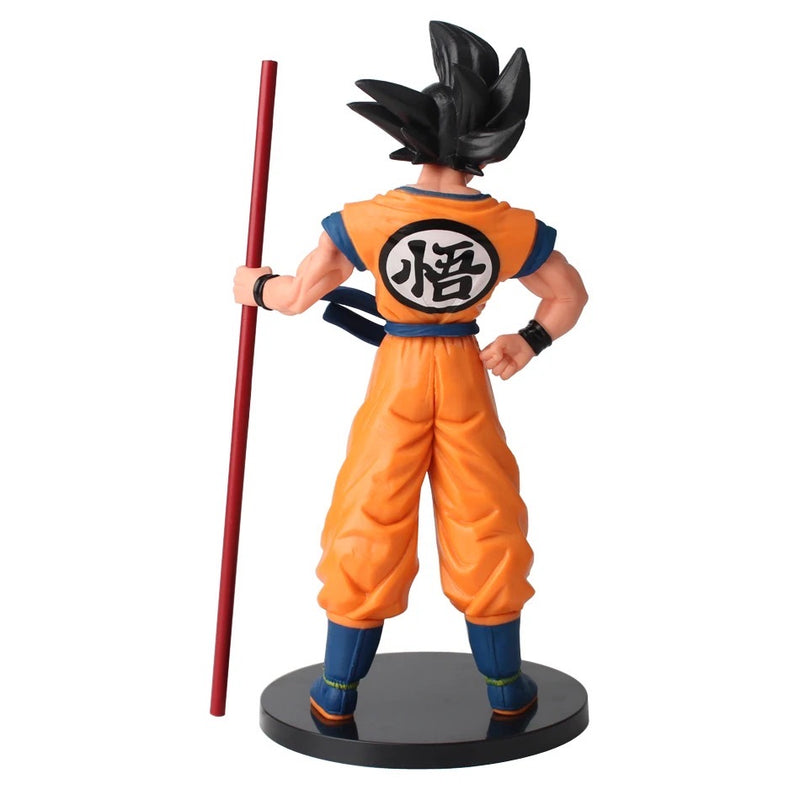 Goku 22cm Figure Colecionável Cajado Mágico Bastão DBZ