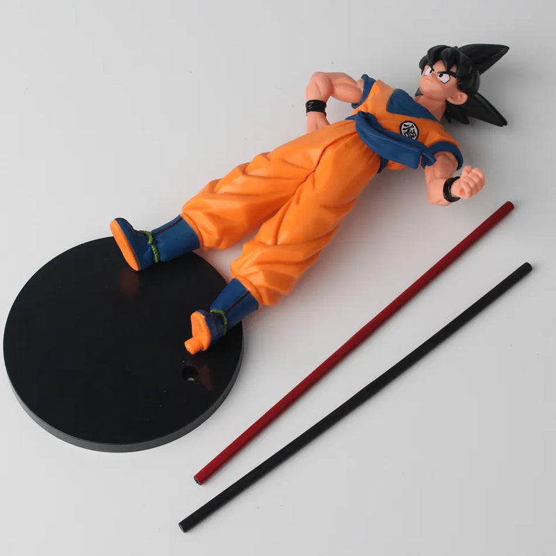 Goku 22cm Figure Colecionável Cajado Mágico Bastão DBZ