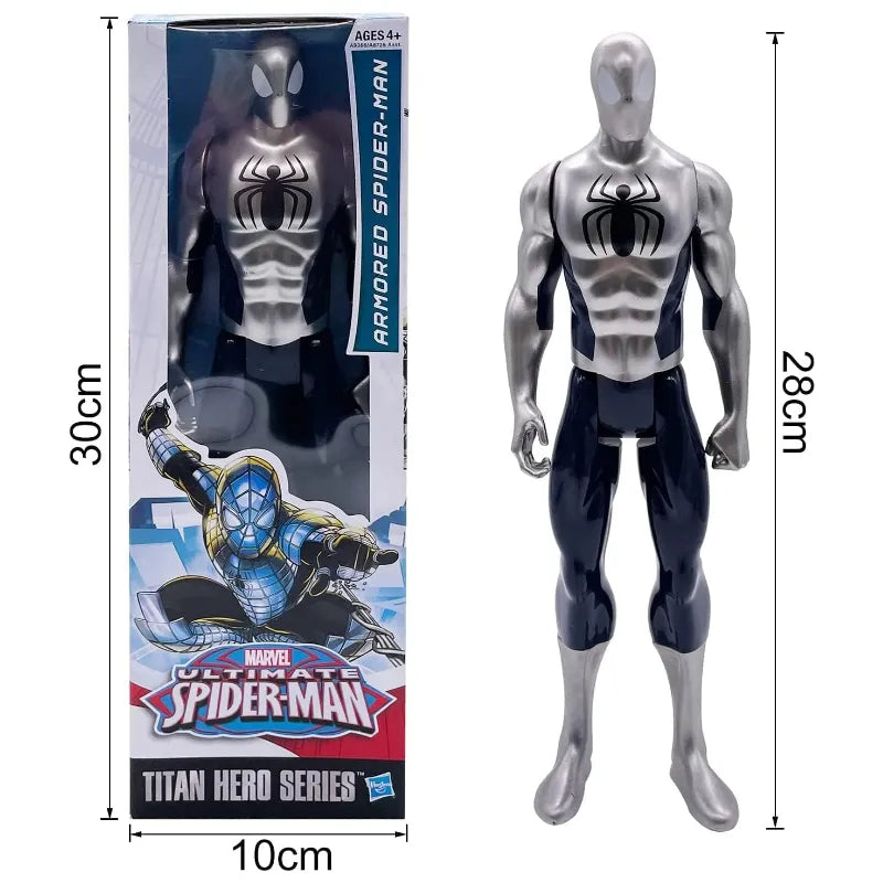 Homem-Aranha Blindado Supremo Os Vingadores Marvel Legends, Série Titan Hero, 28cm Hasbro-Figura de ação