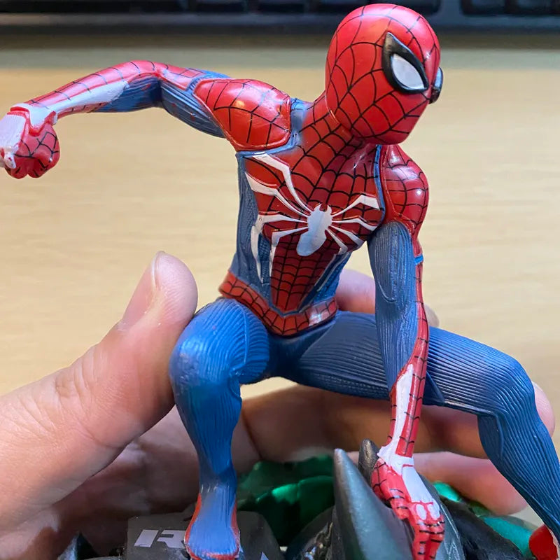 Homem-Aranha Marvel, Estátua, 19cm Figura Colecionável Edição PS4