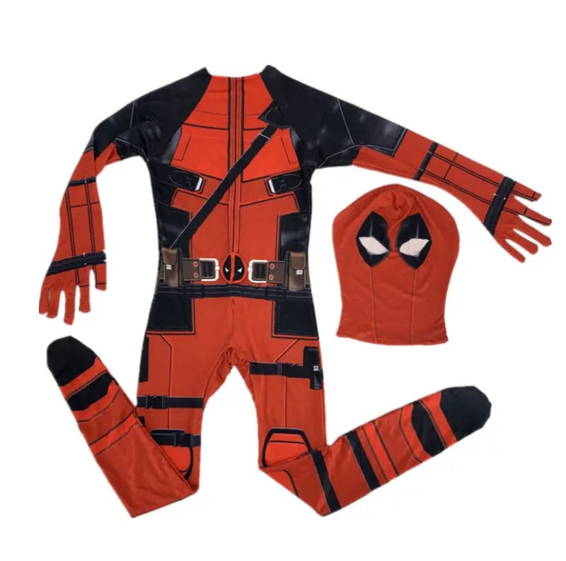 Marvel Fantasia Homem Aranha Venom Pantera Negra Deadpool Cosplay para Crianças, Trajes infantil