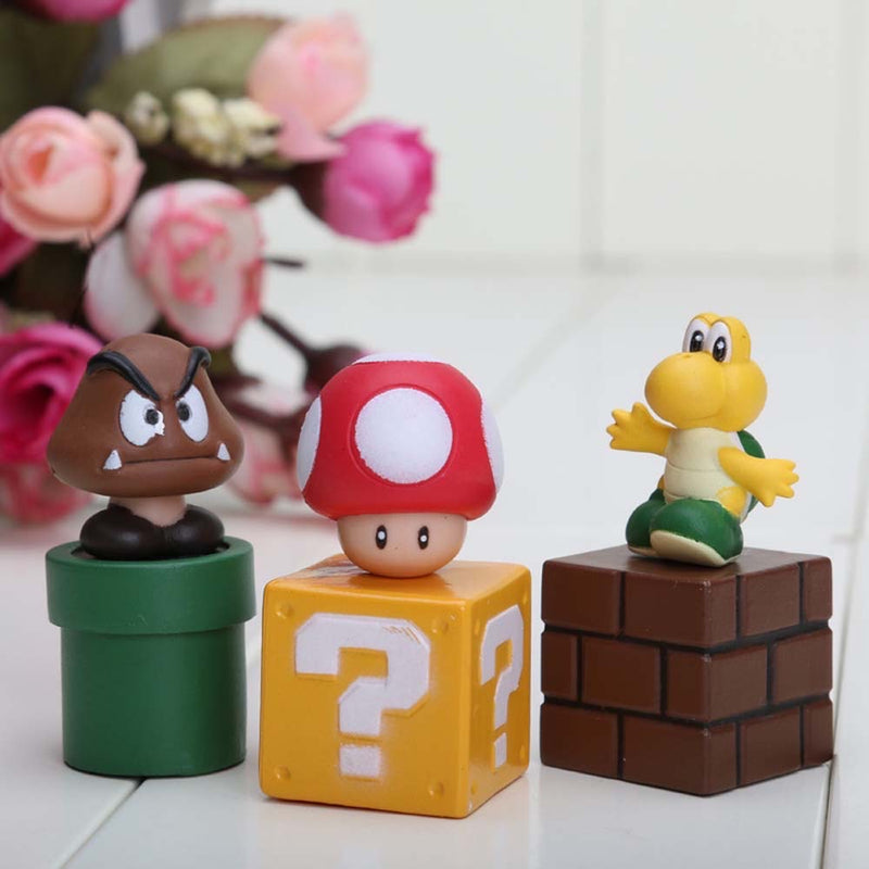 Super Mario Kit Minaturas 5 peças