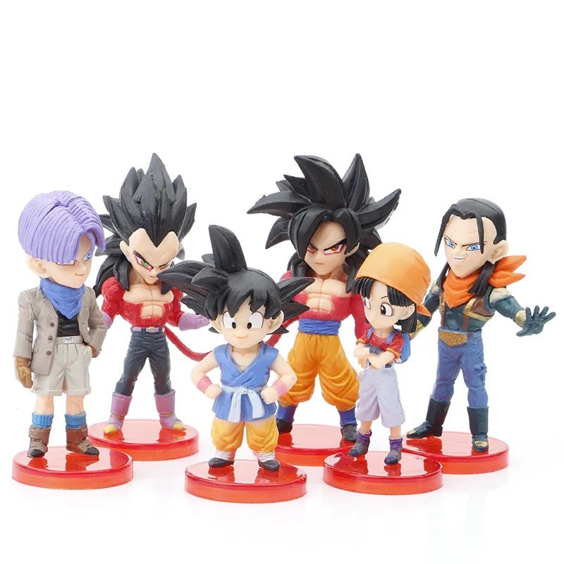 Dragon Ball GT 6 Peças 8cm Kit Completo