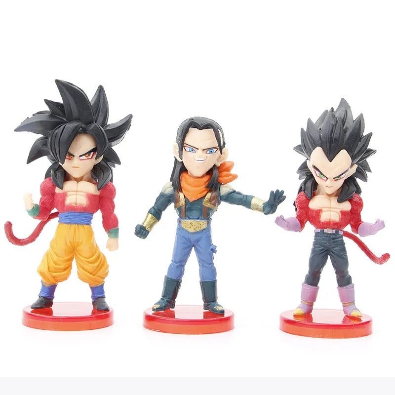 Dragon Ball GT 6 Peças 8cm Kit Completo