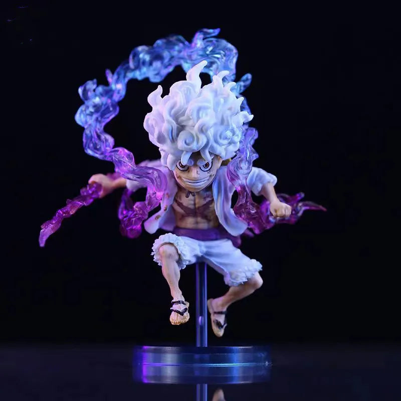 Luffy Gear 5 One Piece Action Figure, Mini Luffy Gear 5