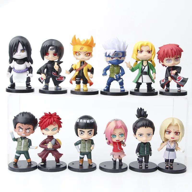 Naruto Action Figure Bonecos Nendoroid Hinata Itachi Kakashi Jiraya Sakura Sasuke