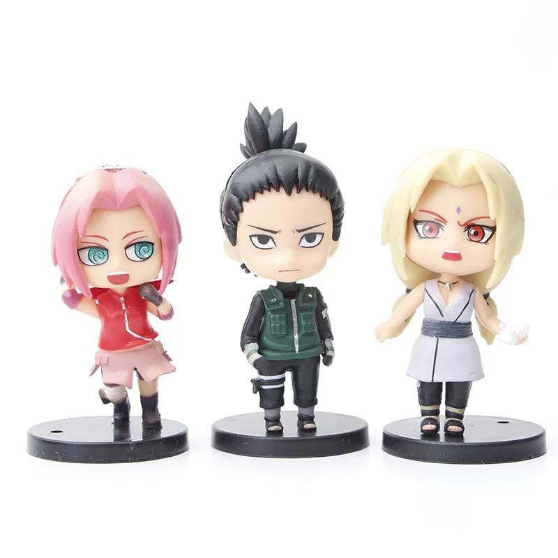 Naruto Action Figure Bonecos Nendoroid Hinata Itachi Kakashi Jiraya Sakura Sasuke