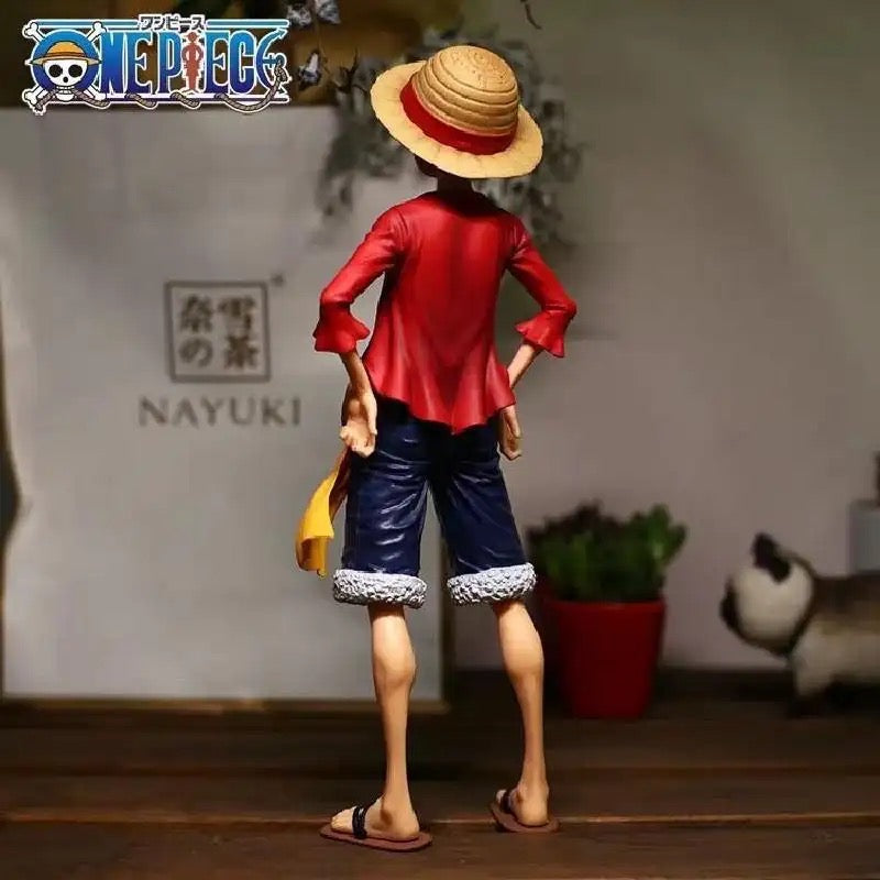 One Piece Luffy Figure 28cm 3 Faces/Rostos Acompanha Acessáorios