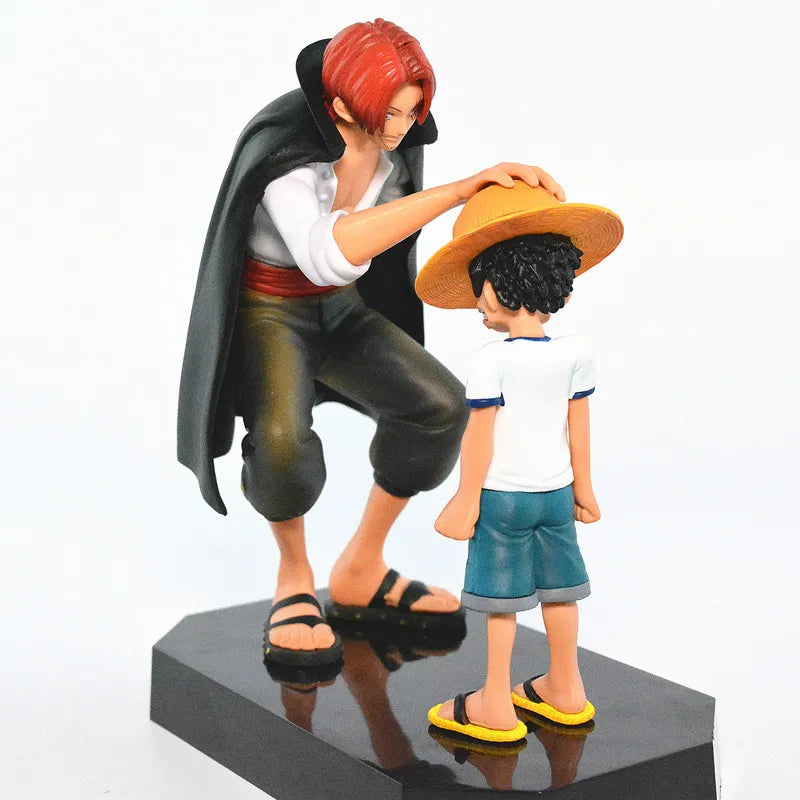 One Piece Luffy & Shanks Action Figure Anime 18cm