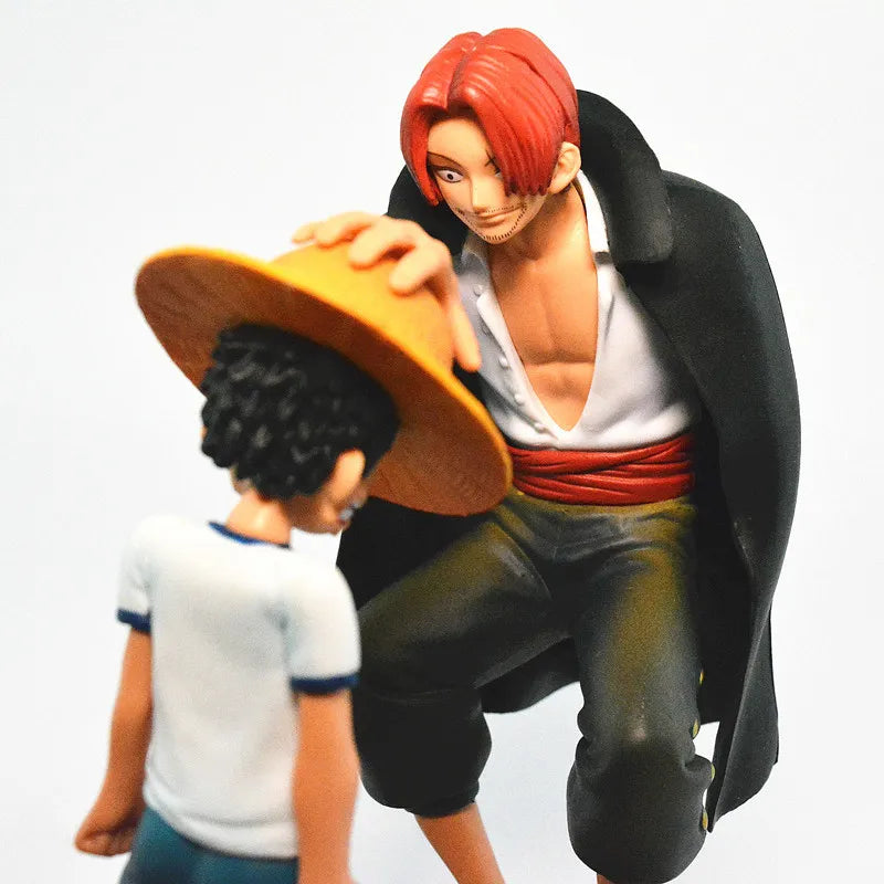 One Piece Luffy & Shanks Action Figure Anime 18cm