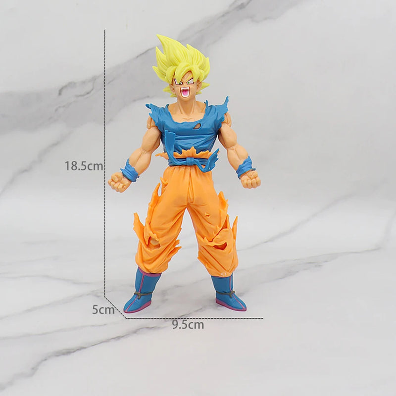 Dragon Ball Z 18 Cm Action Figure Bonecos Goku Gohan Vegeta