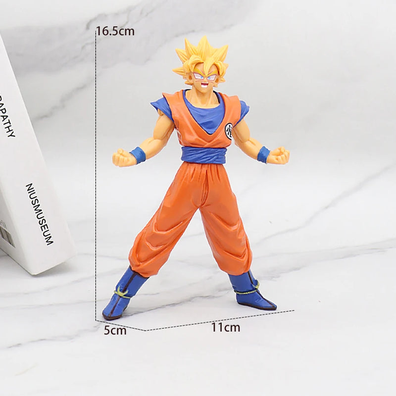 Dragon Ball Z 18 Cm Action Figure Bonecos Goku Gohan Vegeta