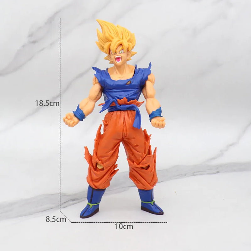 Dragon Ball Z 18 Cm Action Figure Bonecos Goku Gohan Vegeta