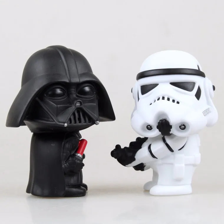 Star War Darth Vader E Stormtroopers Figura de Ação 10cm 2 Peças