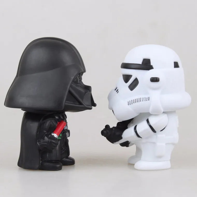 Star War Darth Vader E Stormtroopers Figura de Ação 10cm 2 Peças