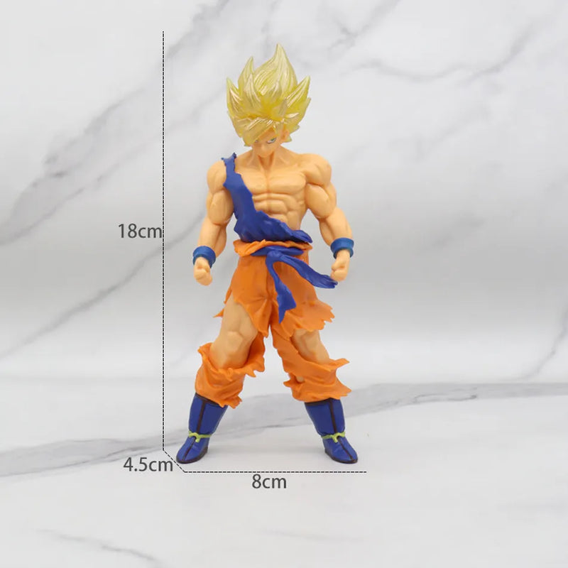 Dragon Ball Z 18 Cm Action Figure Bonecos Goku Gohan Vegeta