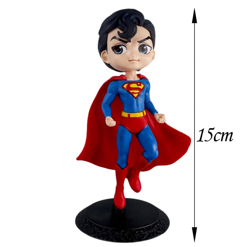 Super Homem Batman Qposket DC Action Figure 15cm 17cm SuperMan