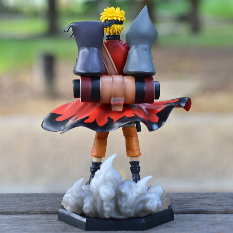 Uzumaki Naruto Naruto Shippuden 23cm Collector Estatueta Brinquedos Modelo Boneca Figura Sage Ação