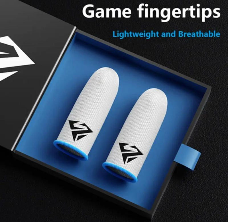 Luvas De Dedo De Jogos À Prova De Suor Luva De Dedo Ultra-Fina Capa Respirável Mobile game Touch Screen Finger Sleeve Luvas do Polegar