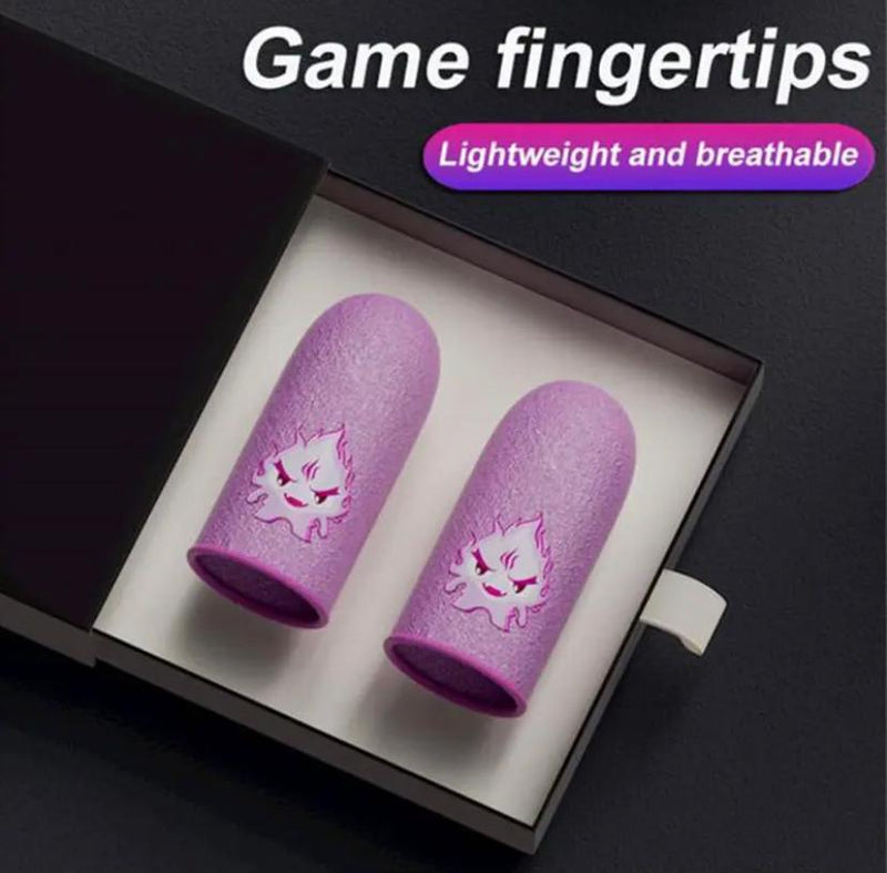 Luvas De Dedo De Jogos À Prova De Suor Luva De Dedo Ultra-Fina Capa Respirável Mobile game Touch Screen Finger Sleeve Luvas do Polegar