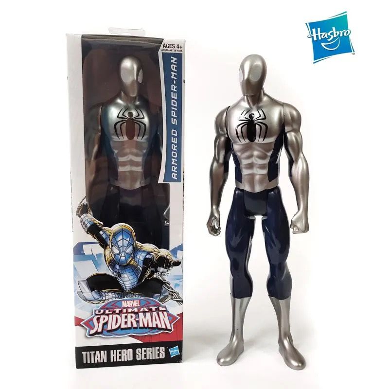 Homem-Aranha Blindado Supremo Os Vingadores Marvel Legends, Série Titan Hero, 28cm Hasbro-Figura de ação