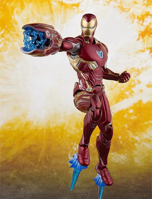 Ironman MK50 Vigador Homem de Ferro Guerra Infinita Action Figures, Ironman MK50 Articulado Acessórios e Caixa Marvel