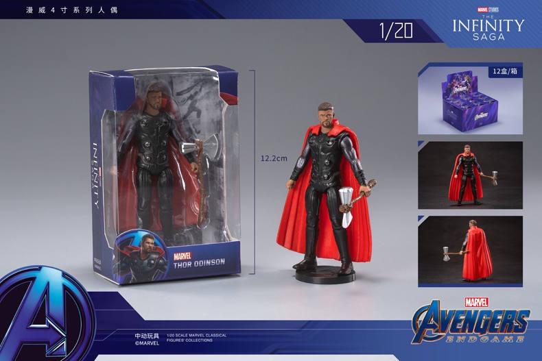 Vingadores Marvel Figuras de Ação, Os Vingadores articulável, Homem de Ferro, Homem-Aranha, Thor, Capitão América, Thanos, Hulk, Caixa Original