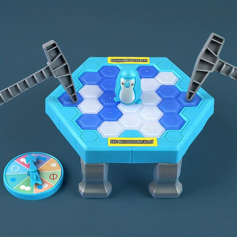 Jogo Pinguim Quebra Gelo Jogos De Mesa Brinquedo Infantil Crianças Minerar Blocos