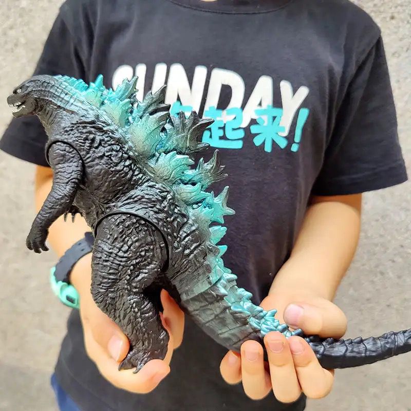 Godzilla Boneco Figura Rei dos Monstros Brinquedos, Action Figures Articulações Móveis