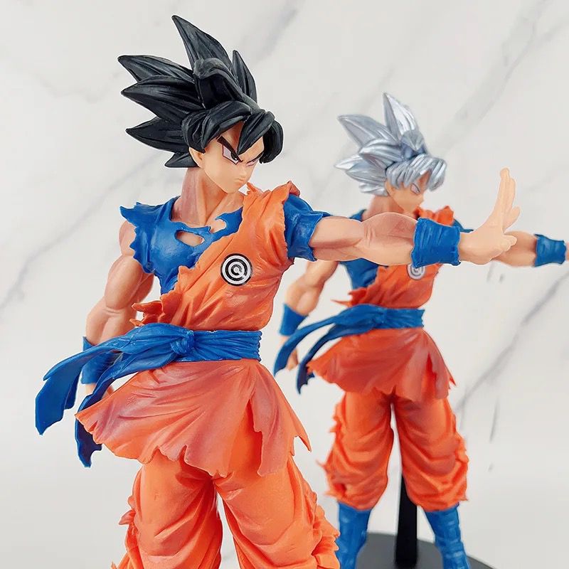 Dragon Ball Goku Anime Figure, Kakaroto, Saiyajin, Migatte Ultra Instinto, Ultimate Action Figure 24cm