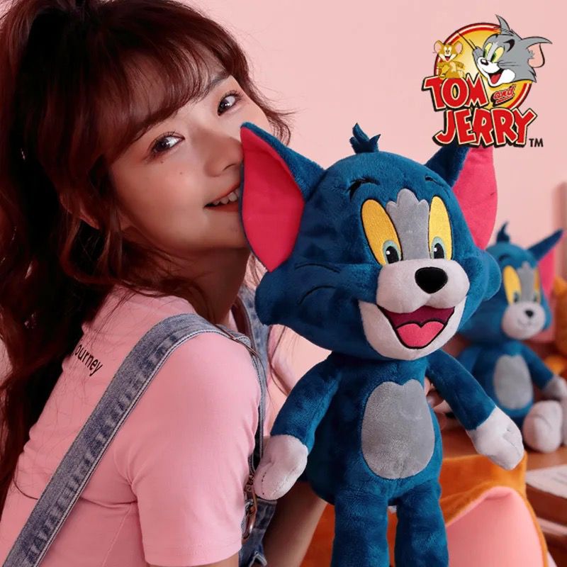 Tom e Jerry Pelúcia de Brinquedo Figuras Gato, Rato desenhos animados boneco de pelúcia