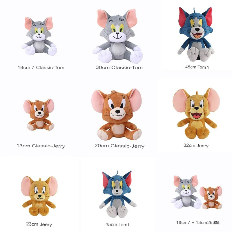 Tom e Jerry Pelúcia de Brinquedo Figuras Gato, Rato desenhos animados boneco de pelúcia